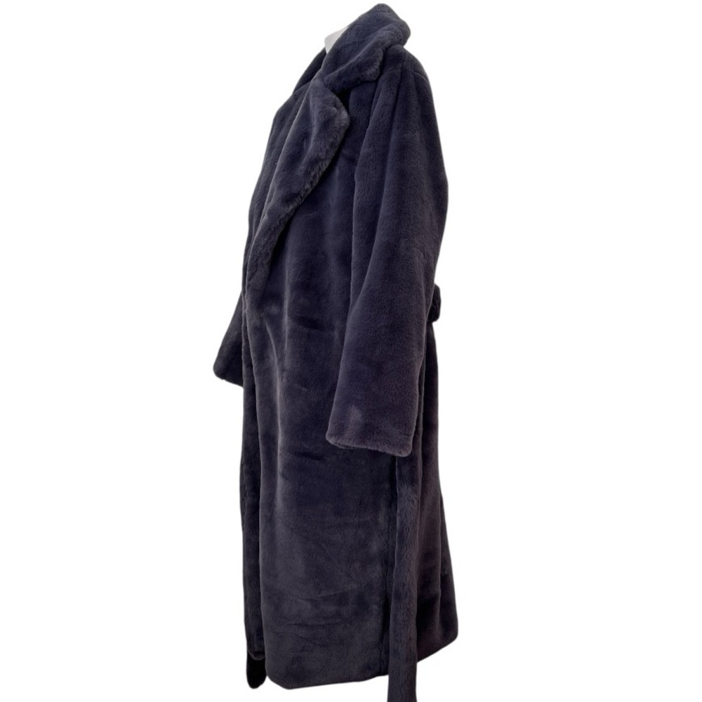 Apparis Faux Fur Grey Mona Coat size Small - Picture 10 of 16